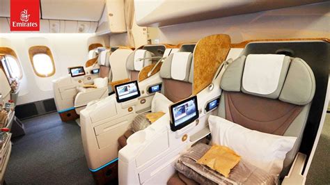 Emirates 777 300 Business Class Review Tunis To Dubai Youtube