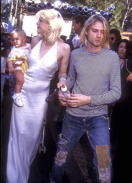 Frances Bean Cobain Courtney Love And Kurt Cobain Of Nirvana Old