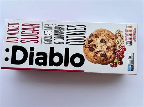 Diablo Chocolate Chips Cranberry Cookies No Sugar Added Kekse Ohne
