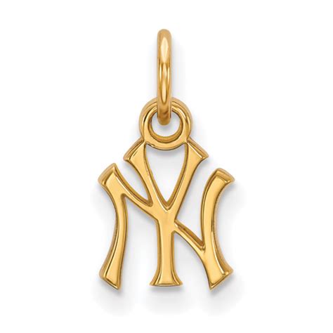 Maybe you would like to learn more about one of these? 14kt Yellow Gold 3/8in New York Yankees NY Pendant 4Y001YAN