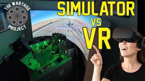 Virtual Reality Vs A Real Simulator Youtube