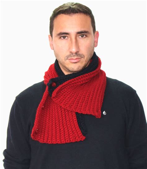 Una bufanda puede completar cualquier look, no importa el tiempo que haga. Creaciones Crochio: Bufandas/Cubrecuellos Hombre
