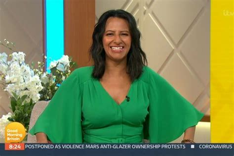 Gmb S Ranvir Singh Branded A Vision In Green As She Hosts Lorraine Daily Star