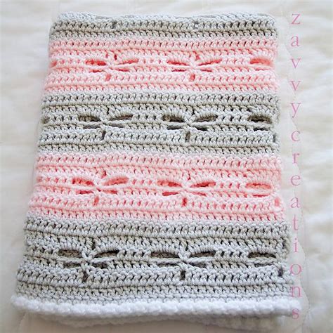 These 15 crochet baby blanket patterns each make a perfect gift for a new baby. Ravelry: zavvy's Dragonfly Baby Blanket | mycrochet ...