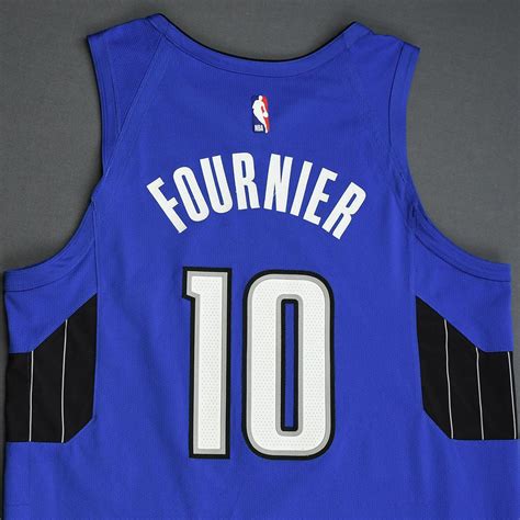 Evan Fournier Orlando Magic Game Worn Statement Edition Jersey