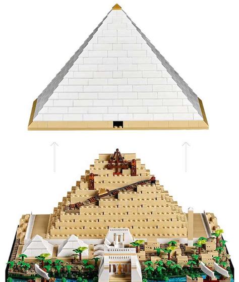 Brickfinder Lego Architecture Great Pyramid Of Giza 21058 First Look