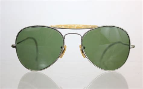 vintage 1940s aviator sunglasses