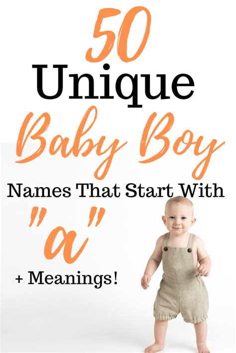 Unique Baby Boy Names That Start With 