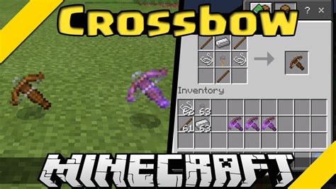Minecraft 114 Crossbow Recipe Responseukraine
