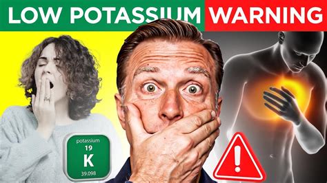 low potassium symptoms signs diet causes and treatment by dr berg