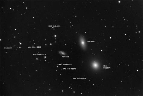Messier Monday A Most Unusual Elliptical M105 Starts With A Bang
