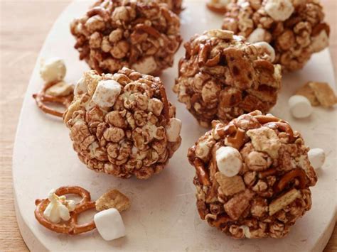 Smores Popcorn Balls Recipe Cooking Channel