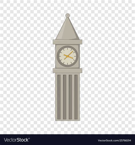 Big Ben In London Icon Cartoon Style Royalty Free Vector