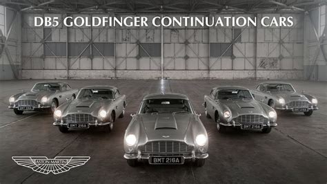 The First Five Aston Martin Db5 Goldfinger Continuation Cars Youtube