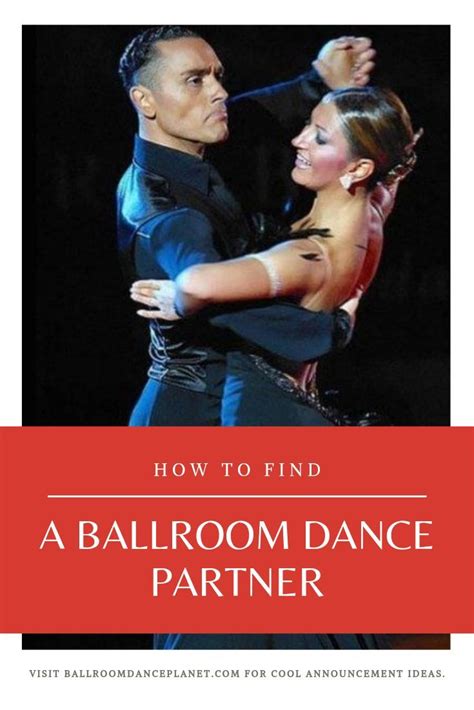 Picking A Ballroom Dance Partner Is An Important Decision And We