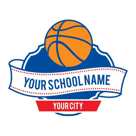 Basketball Team Car Sticker Custom School Sports Sticker