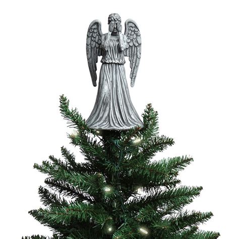 Doctor Who Weeping Angel Christmas Topper