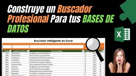 Excel Avanzado Como Crear Un Potente Buscador De Datos Aprendamos