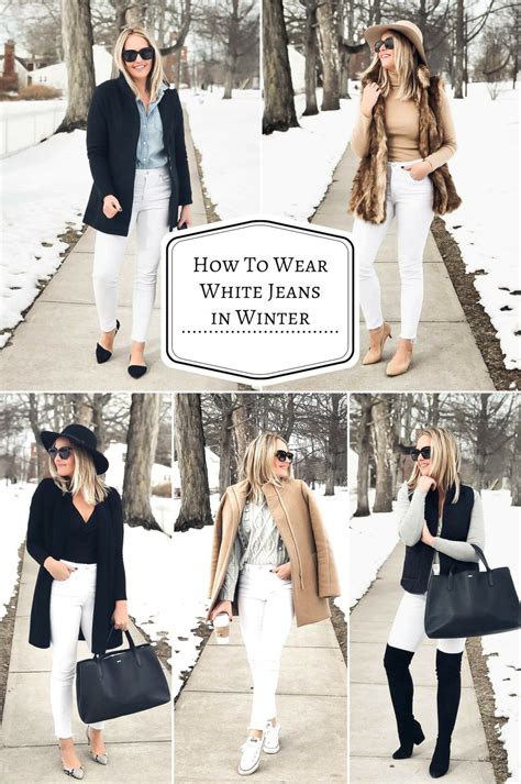 How To Wear White Jeans In Winter Red White And Denim How To Wear