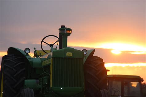 Free Stock Photo Of Sunset Tractor