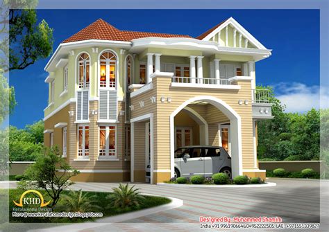 Beautiful House Elevation 2590 Sq Ft Kerala Home Design And Floor