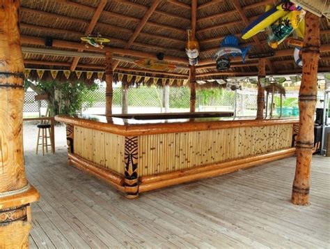 We All Love Gathering Around The Tiki Bar To Enjoy A Few Drinks With