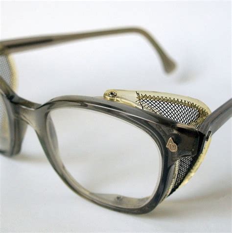 1950s Cool Safety Eyeglasses Retro Eyewear Vintage Eyewear 1960s Fashion Mens Sunglasses