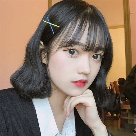 Pin By お姫さま On U͓̽llzzang Korean Short Hair Ulzzang Hair Korean Hairstyle