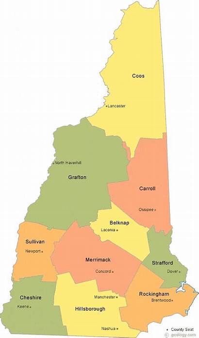 Hampshire Nh County Map Cities Maps State