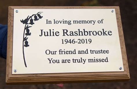 Large 2mm Engraved Brass Memorial Plaques The Sign Maker Shop