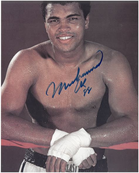 Lot Detail Muhammad Ali Autographed 8x10 Photo