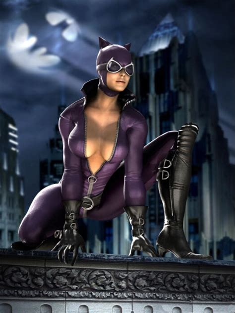 Catwoman Hot Sexy Cleavage Night Moon Batman Art Gigantic Print Poster