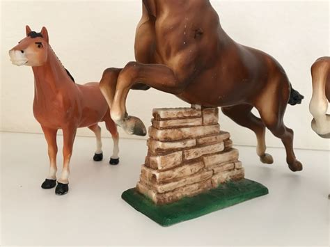 Collection Of 5 Plastic Horse Figurines