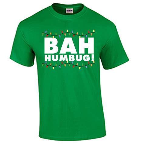 Tacky Christmas T Shirt Bah Humbug Fat Duck Tees