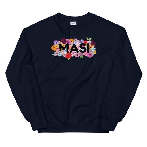 Floral Sweatshirt For Masi T For Mausi Masi Hindi Etsy