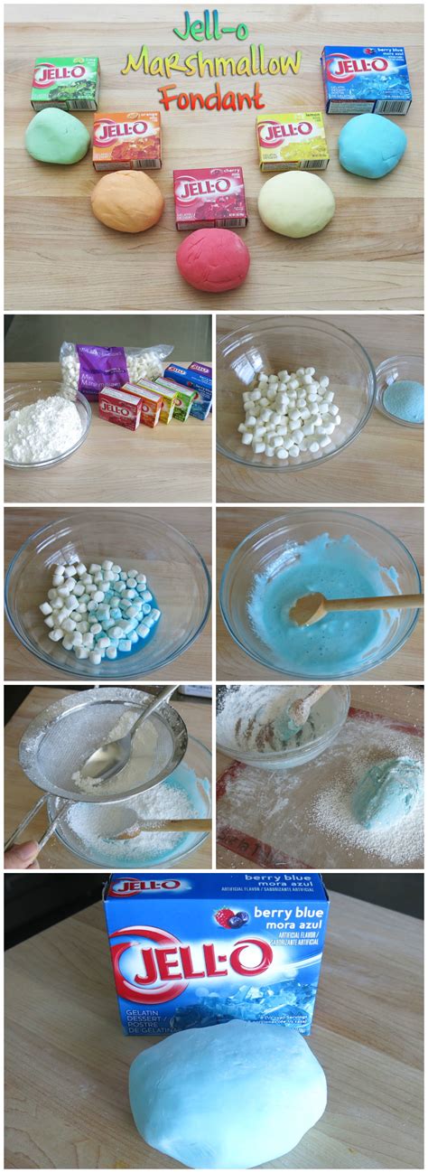 Jell O Marshmallow Fondant 4 Steps With Pictures