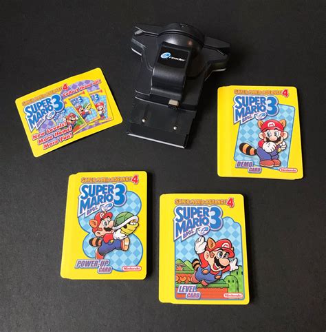 Rare Super Mario Bros 3 Gameboy Advance E Reader Card Set Levels Toys