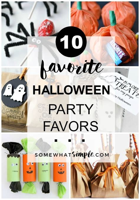 10 Favorite Halloween Party Favor Ideas Somewhat Simple
