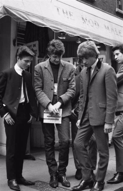 Mod Fashion Characteristic Of British Young People In The 1960s With