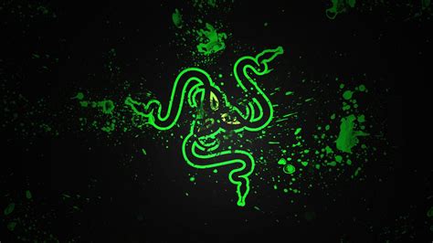 Green Black Paint Razer Logo Hd Razer Wallpapers Hd Wallpapers Id