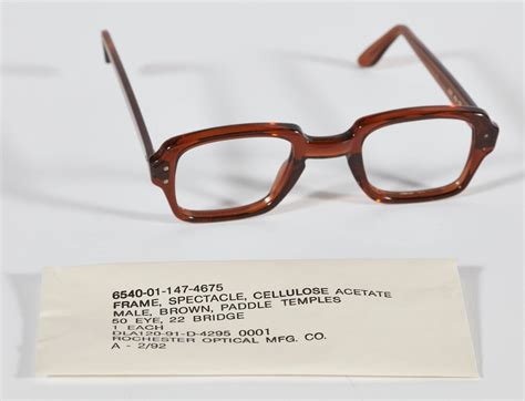 new military surplus vintage eyeglass frames bcg birth control glasses brown acetate etsy