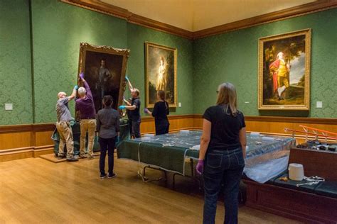 Thomas Gainsboroughs Portrait Of The Blue Boy Is Removed From Its