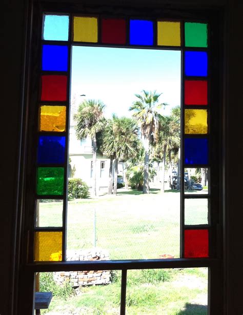 Saving The 1868 Fulton Bruhl Home Rockport Texas Our Three Colored Glass Windows
