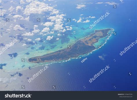 Aerial View Caribbean Island Anegada British Stock Photo 1570657576