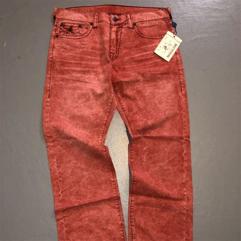 True Religion Jeans Tomato Red 📍size Measurements Depop