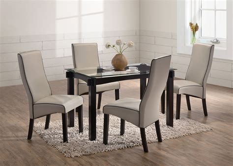Rectangular Glass Dining Table Set K And B Furniture Belmont 5 Piece Dining Set Dining Table
