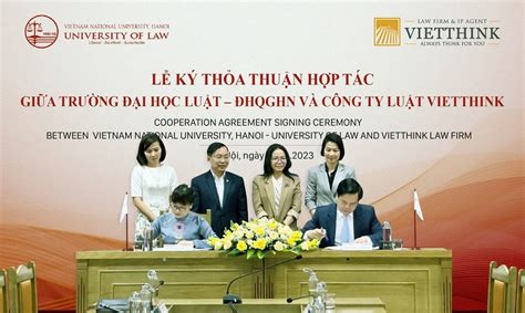 The Cooperation Agreement Signing Ceremony Between Vietnam National
