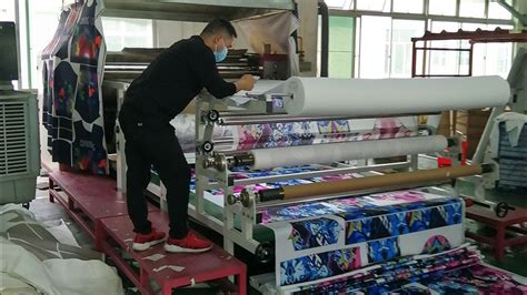 Roll To Roll Fabric Heat Press Sublimation Transfer Printing Machine