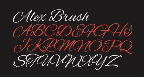 Check spelling or type a new query. Alex Brush free Font - What Font Is