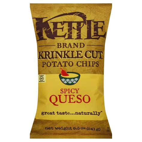 Kettle Brand Spicy Queso Krinkle Cut Potato Chips 85 Oz Shipt
